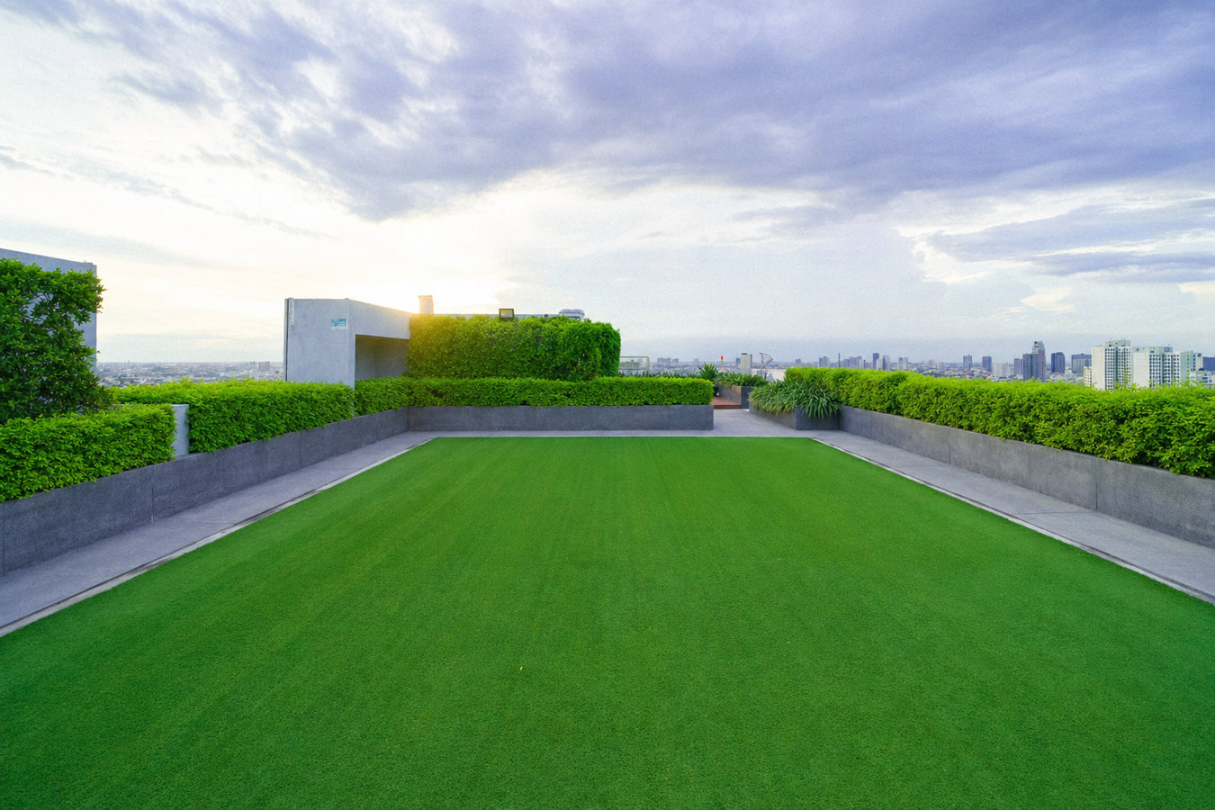 Turf for rooftop gardens in Walnut, CA
